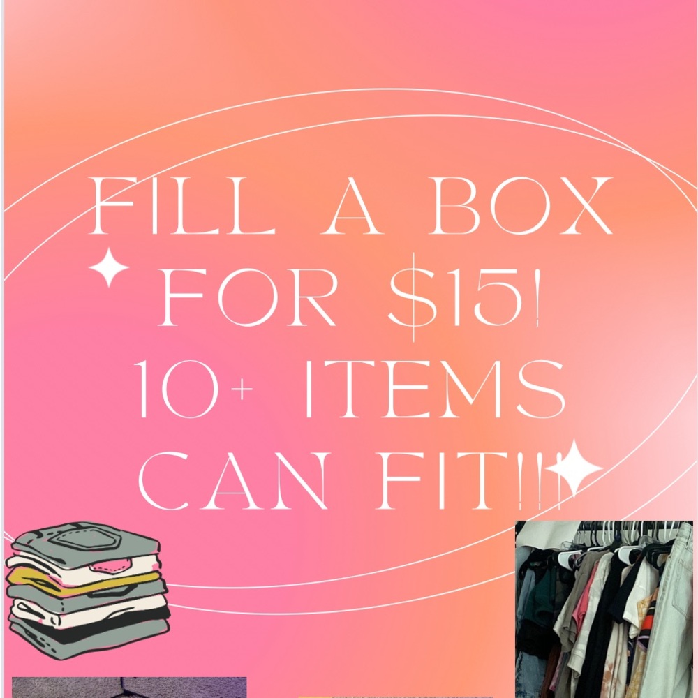 fill a box in my show!!! ONLU $15!